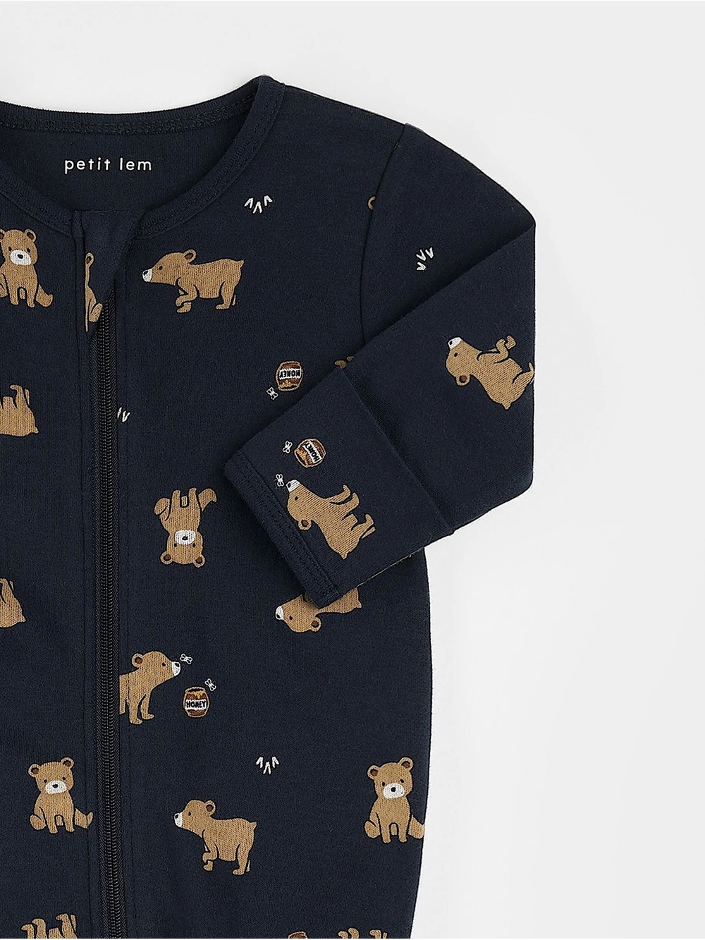 3/$15 Little Cub Print Sleeper | Petit Lem - Picture 2 of 5